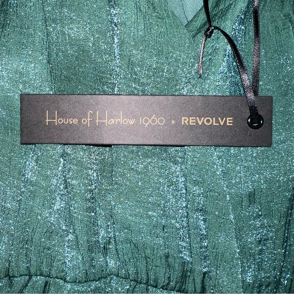 House of Harlow 1960 x Revolve Emerald Rhea Maxi Dress NWT Sz S - Picture 9 of 15